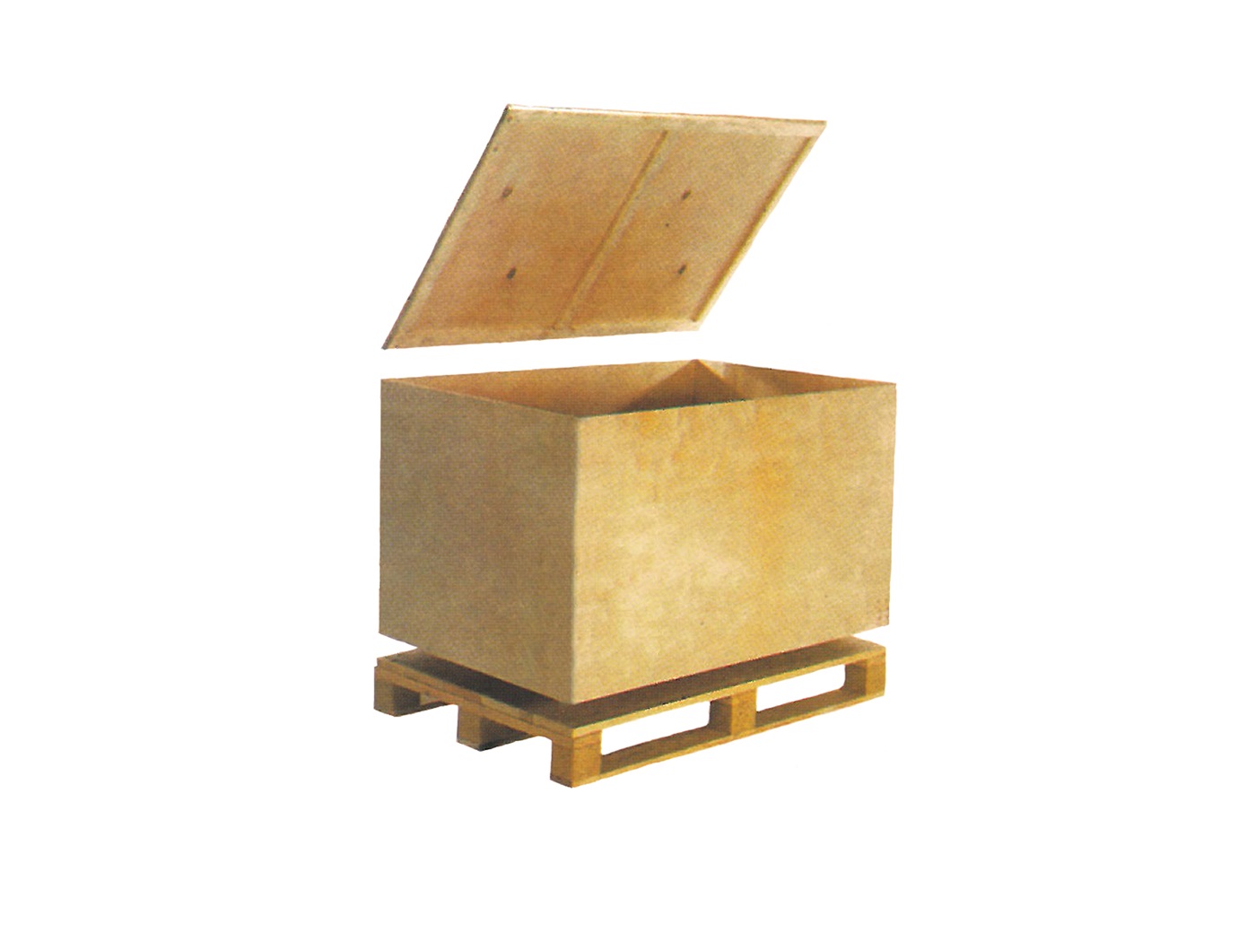 houten kist 