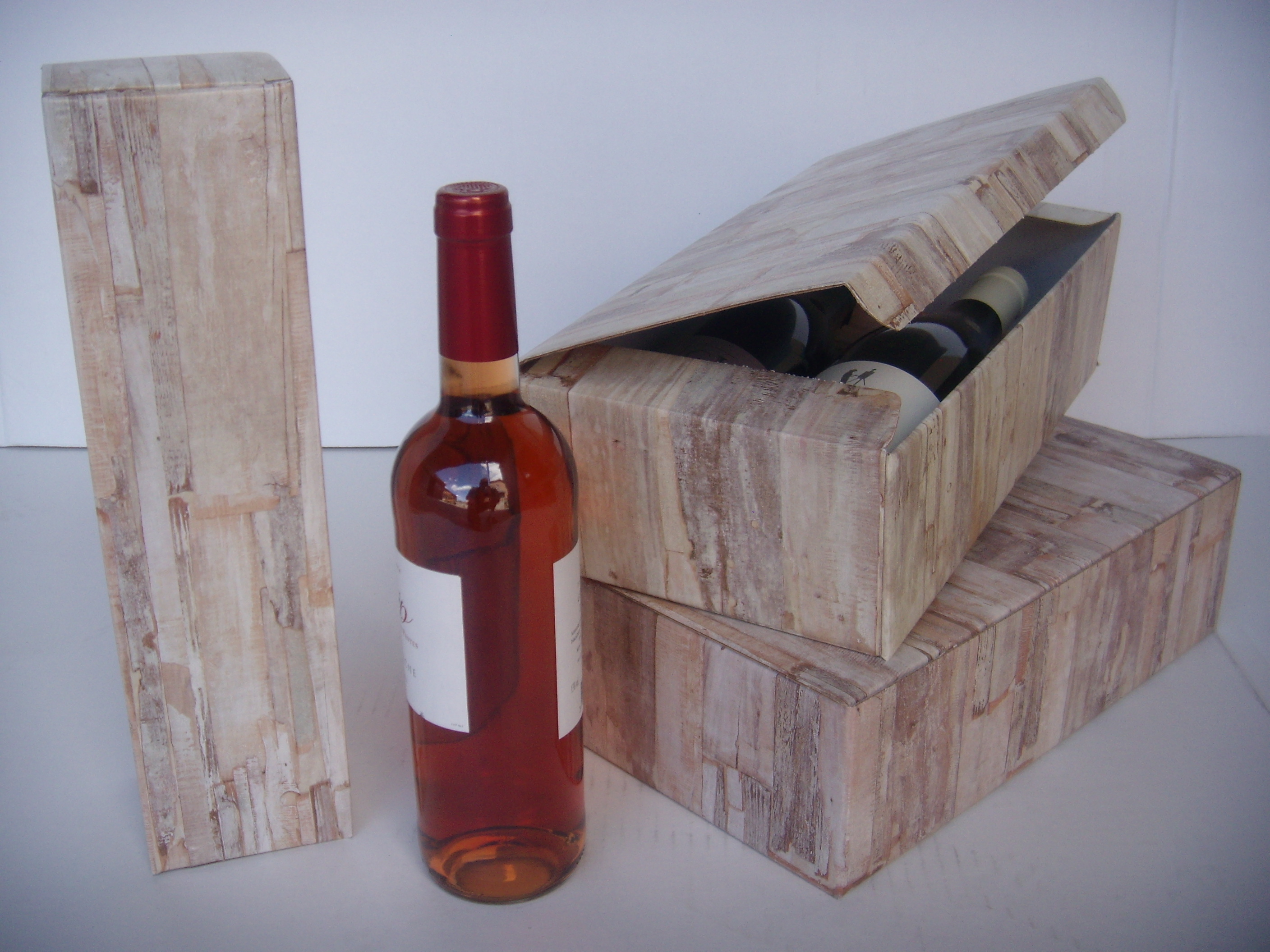 boîte en carton pour bouteilles de vins